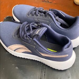 Reebok Blue and Pink Sneakers Breathable Mesh Design